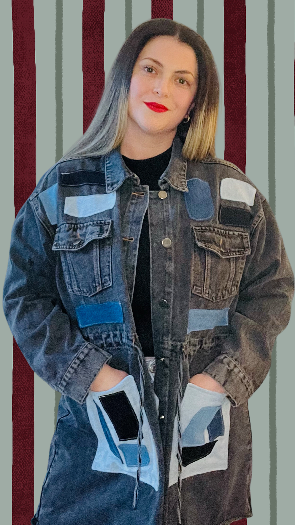 Adult Denim Jacket L