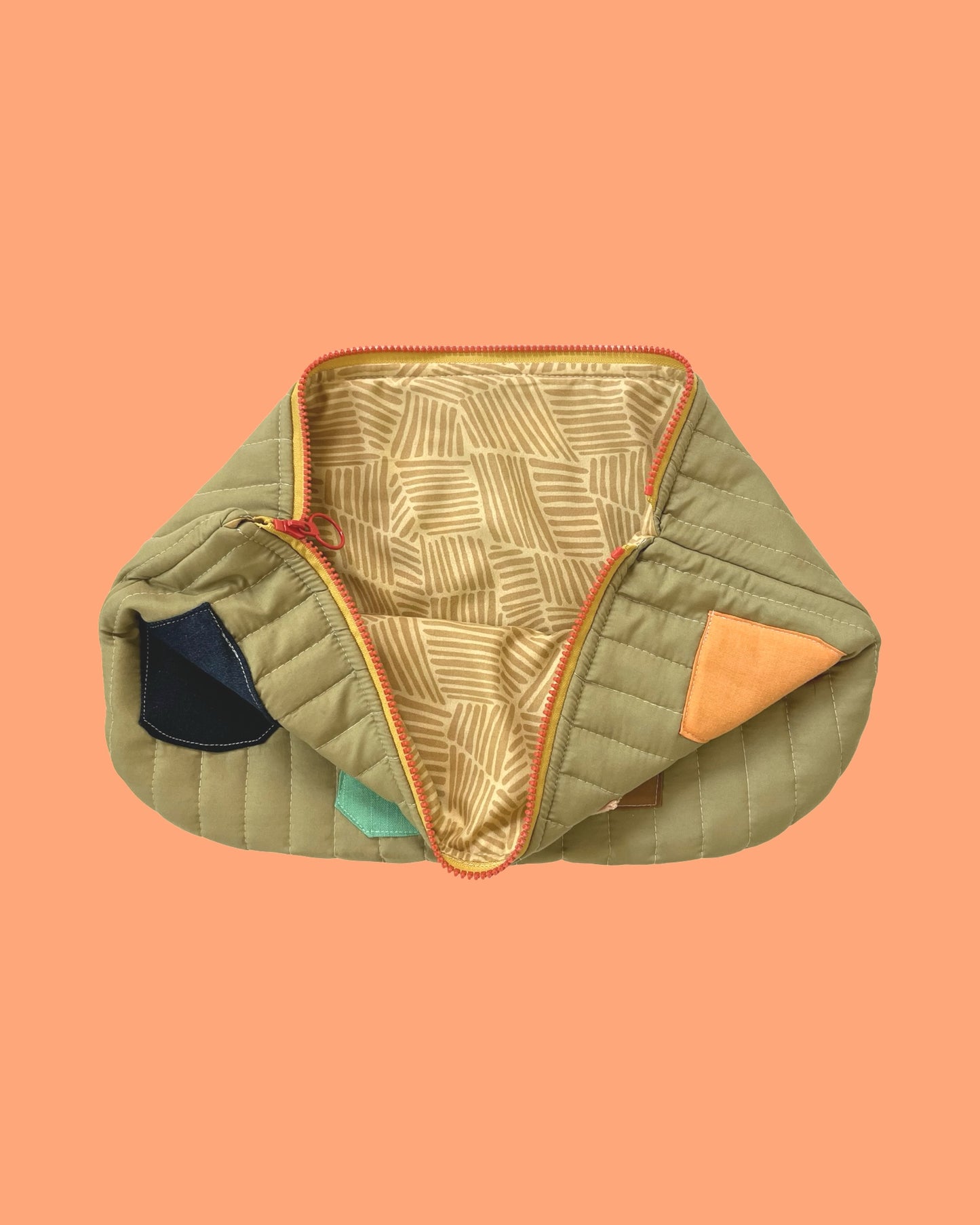Big Zipper Clutch
