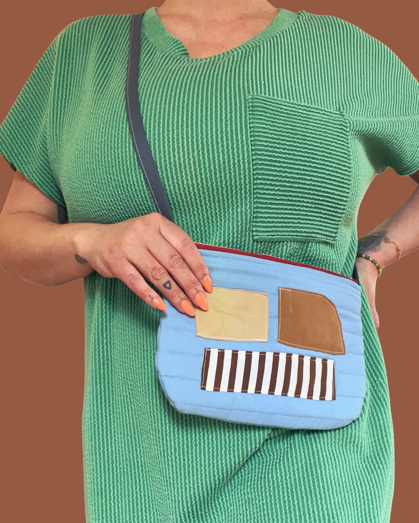 Cross Body Zipper