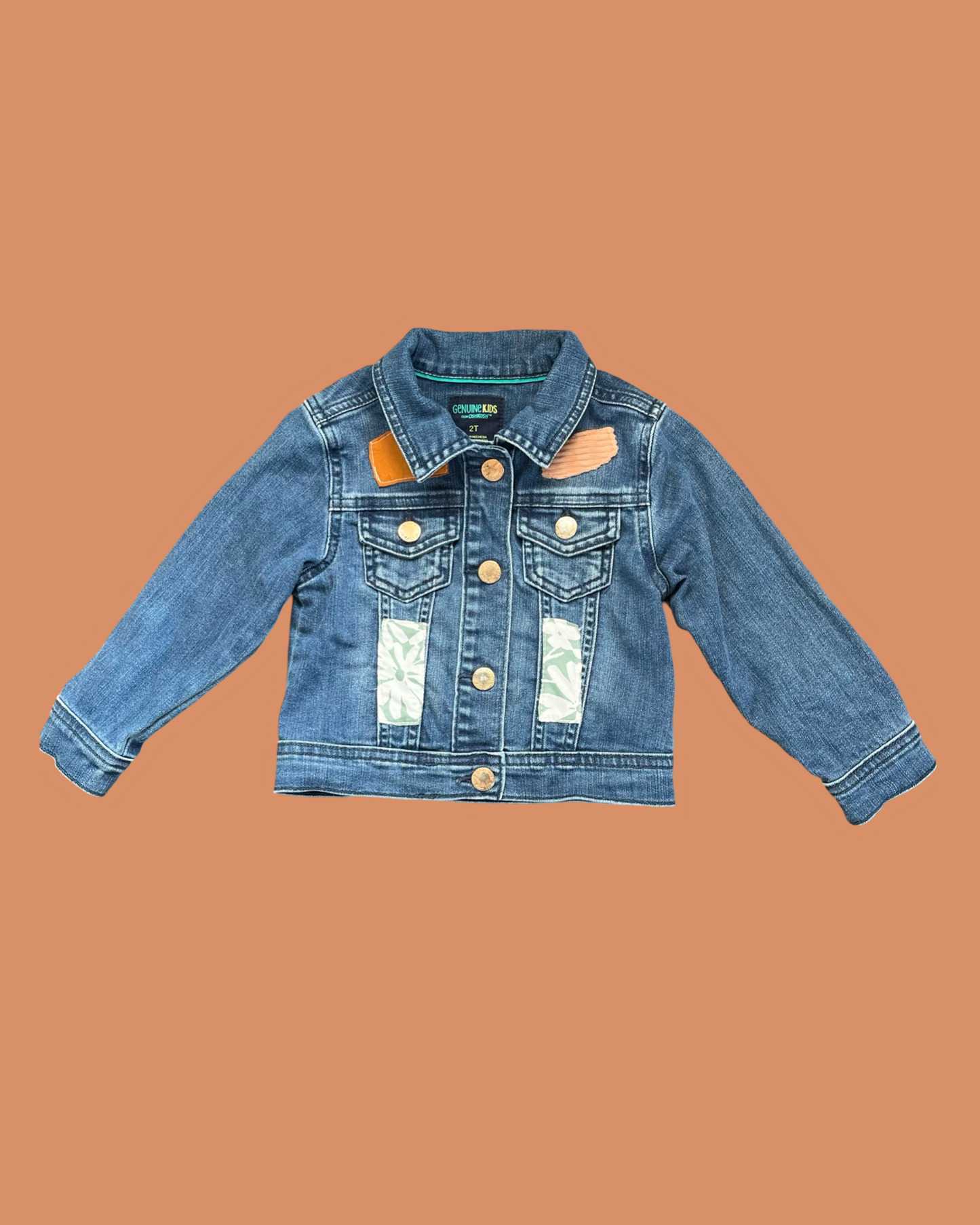 Patch work denim jacket 2T