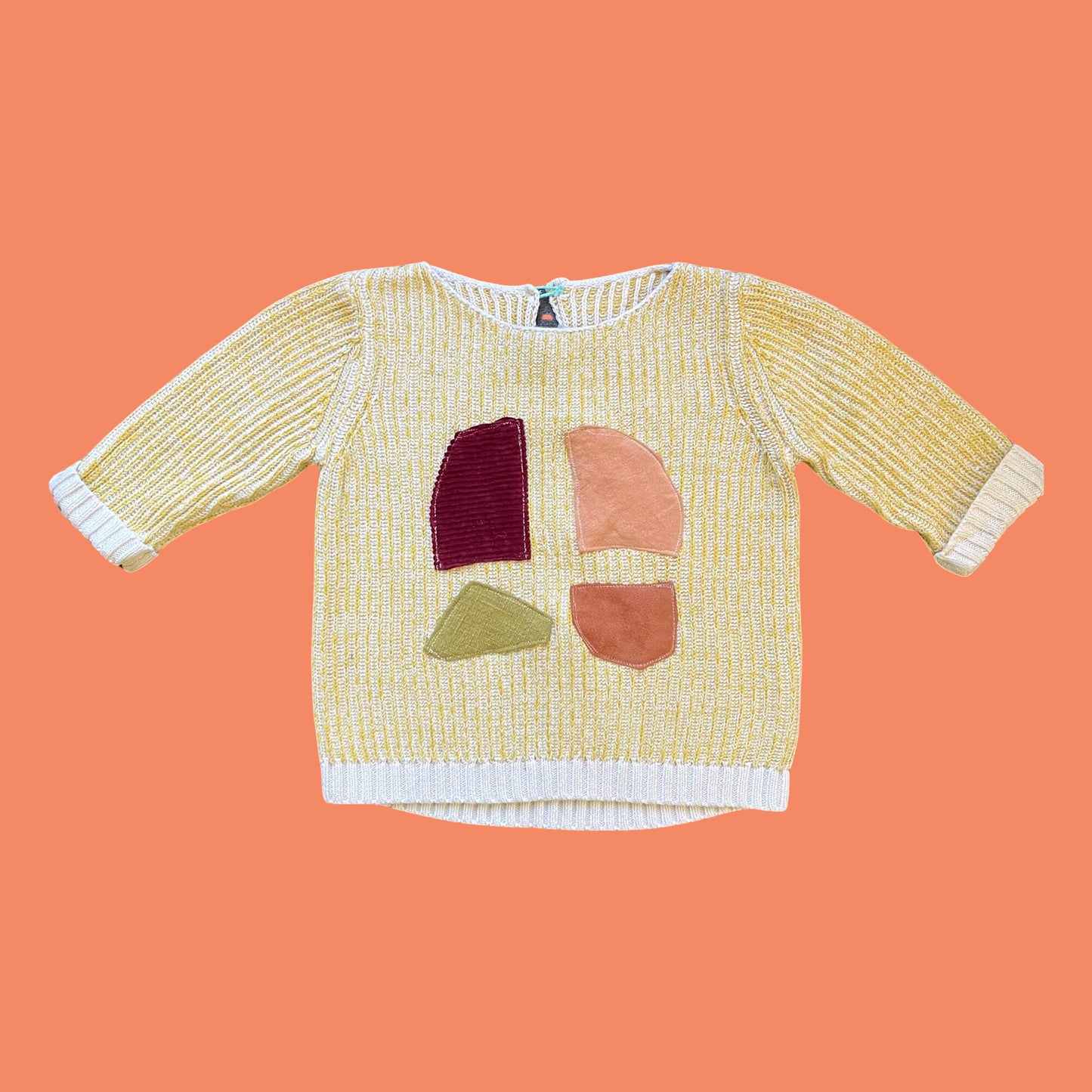 Patch work Sweater 3T