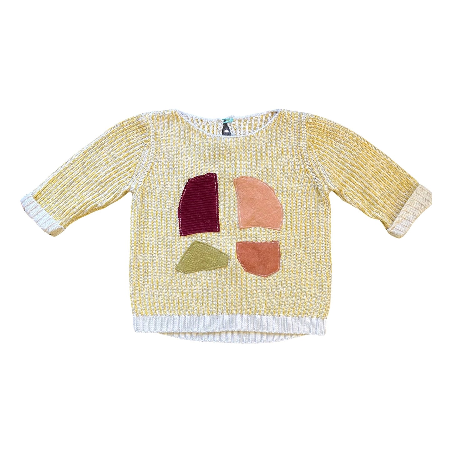 Patch work Sweater 3T